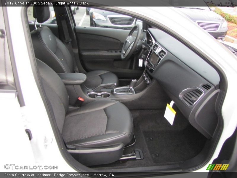 Bright White / Black 2012 Chrysler 200 S Sedan