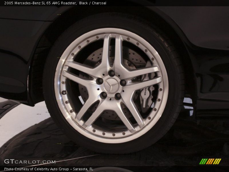 Black / Charcoal 2005 Mercedes-Benz SL 65 AMG Roadster