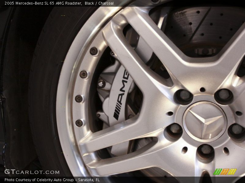 Black / Charcoal 2005 Mercedes-Benz SL 65 AMG Roadster