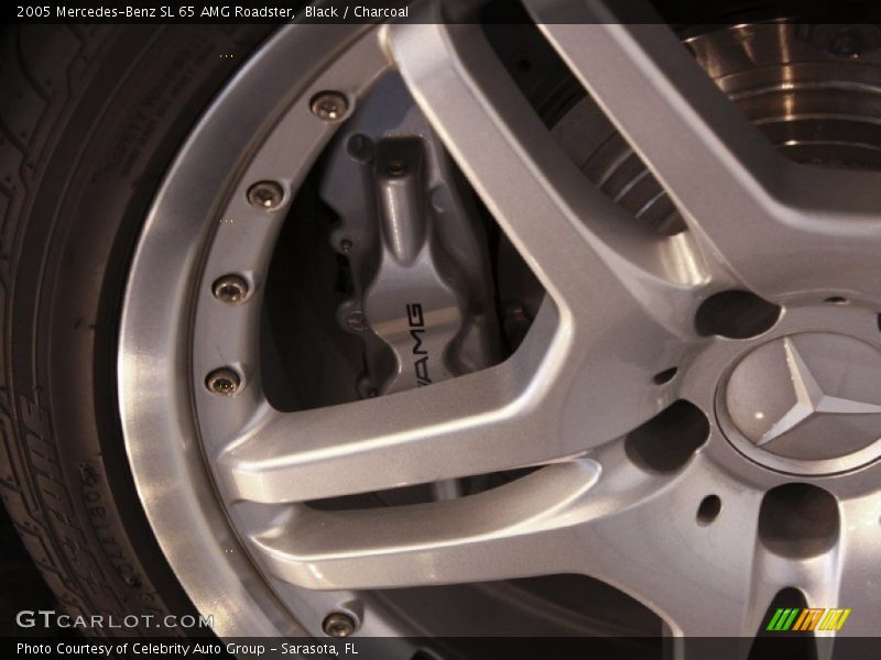 Black / Charcoal 2005 Mercedes-Benz SL 65 AMG Roadster