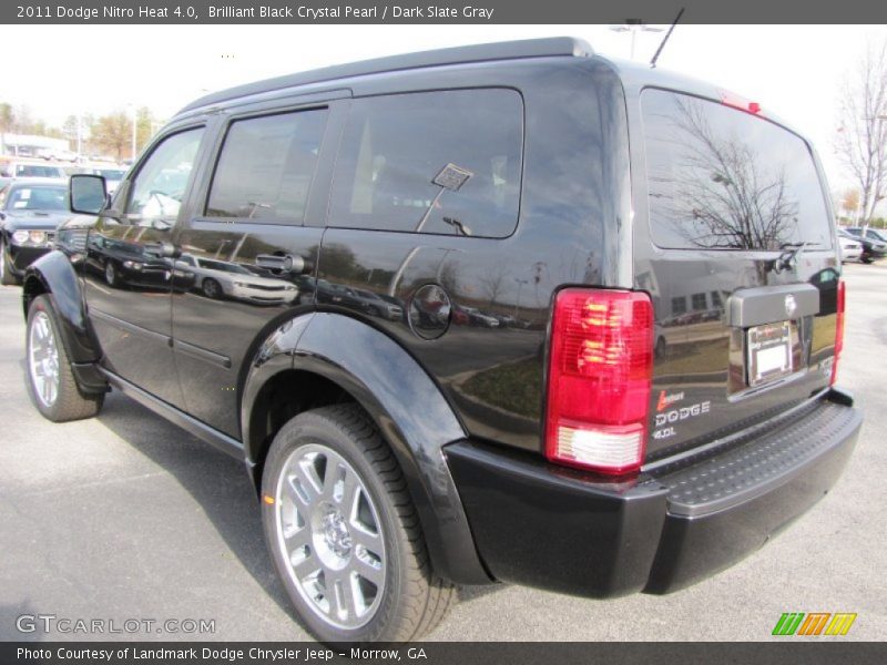 Brilliant Black Crystal Pearl / Dark Slate Gray 2011 Dodge Nitro Heat 4.0