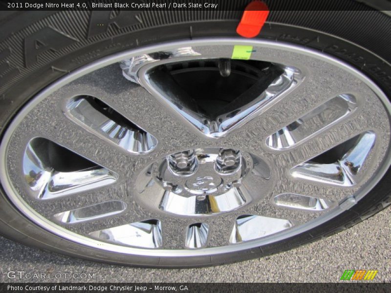 Brilliant Black Crystal Pearl / Dark Slate Gray 2011 Dodge Nitro Heat 4.0