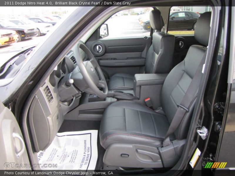 Brilliant Black Crystal Pearl / Dark Slate Gray 2011 Dodge Nitro Heat 4.0
