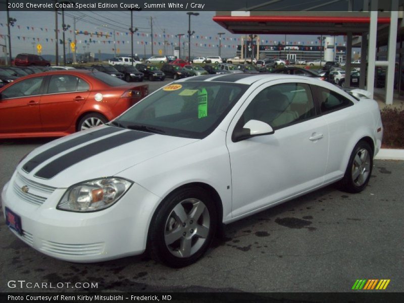 Summit White / Gray 2008 Chevrolet Cobalt Special Edition Coupe