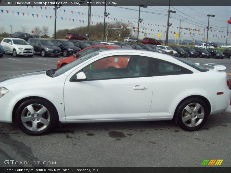 Summit White / Gray 2008 Chevrolet Cobalt Special Edition Coupe