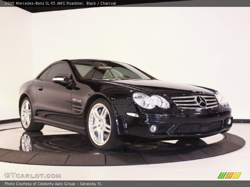 Black / Charcoal 2005 Mercedes-Benz SL 65 AMG Roadster