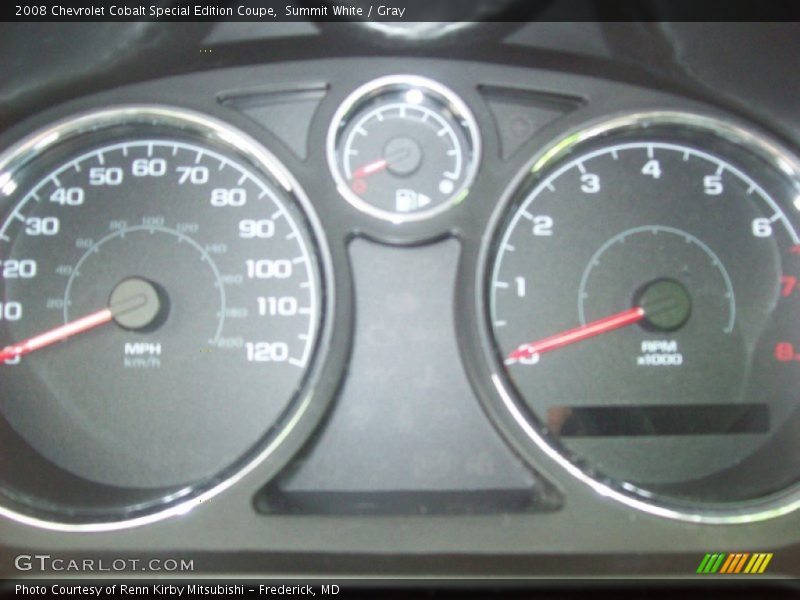 Summit White / Gray 2008 Chevrolet Cobalt Special Edition Coupe