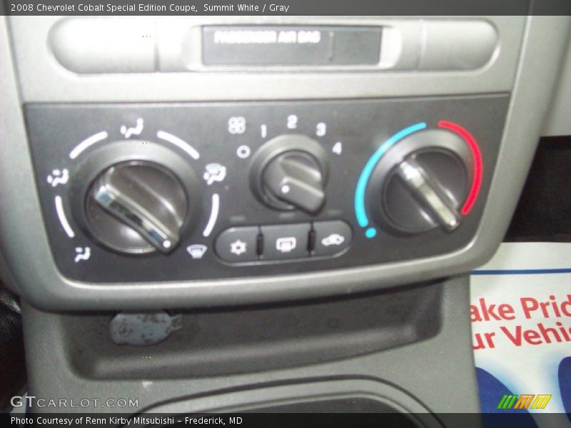 Summit White / Gray 2008 Chevrolet Cobalt Special Edition Coupe