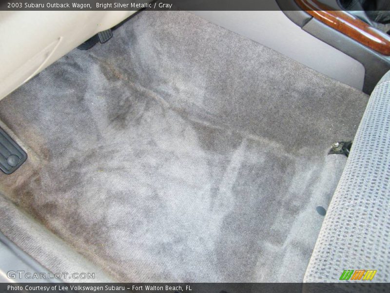 Bright Silver Metallic / Gray 2003 Subaru Outback Wagon