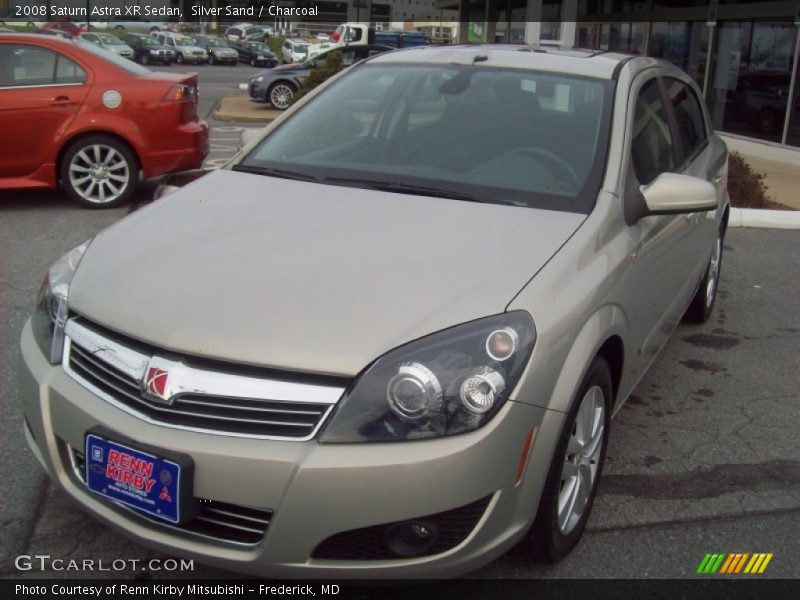 Silver Sand / Charcoal 2008 Saturn Astra XR Sedan