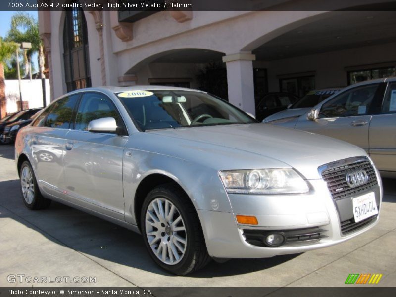 Light Silver Metallic / Platinum 2006 Audi A6 4.2 quattro Sedan