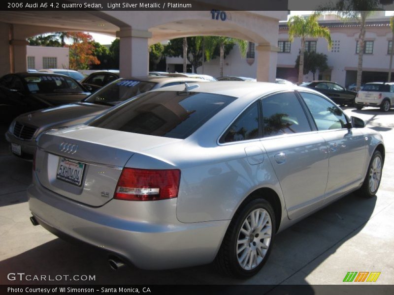 Light Silver Metallic / Platinum 2006 Audi A6 4.2 quattro Sedan