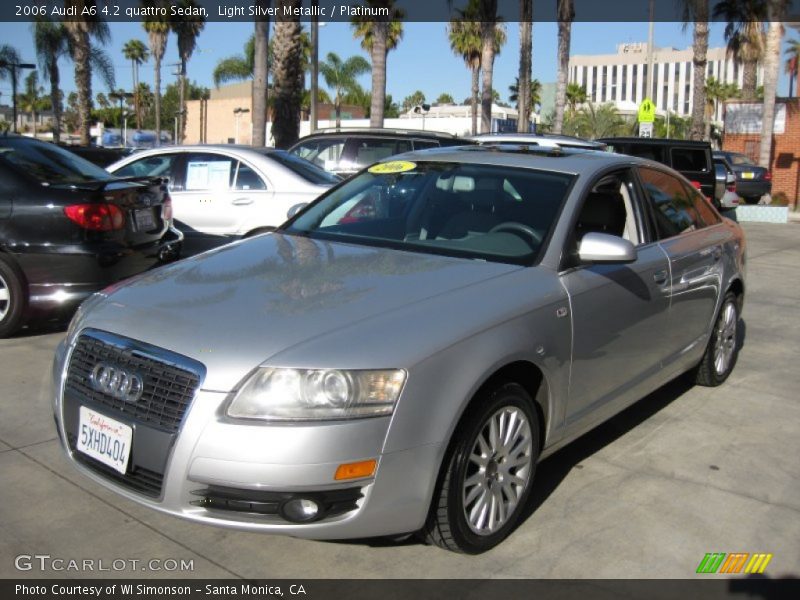 Light Silver Metallic / Platinum 2006 Audi A6 4.2 quattro Sedan