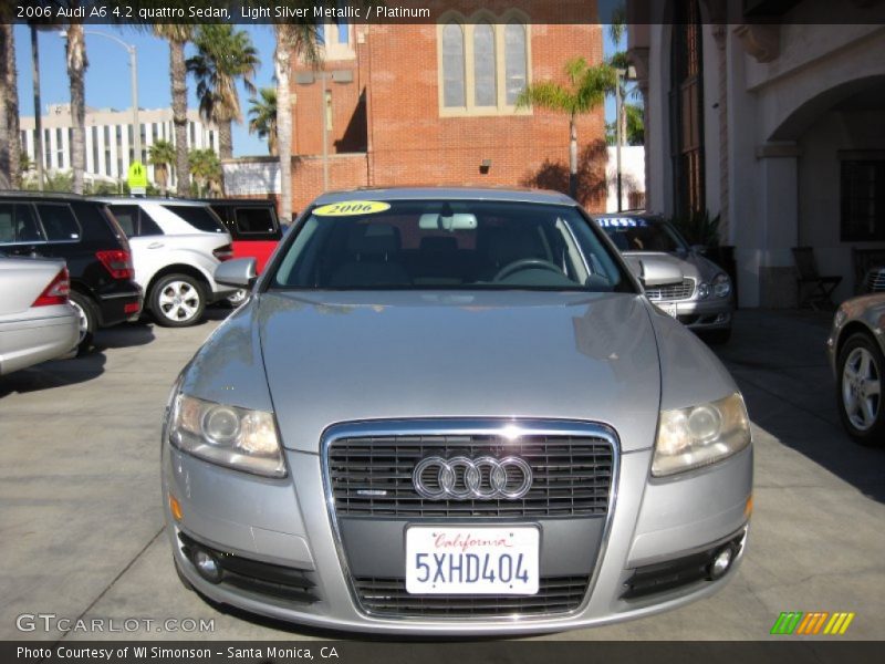 Light Silver Metallic / Platinum 2006 Audi A6 4.2 quattro Sedan