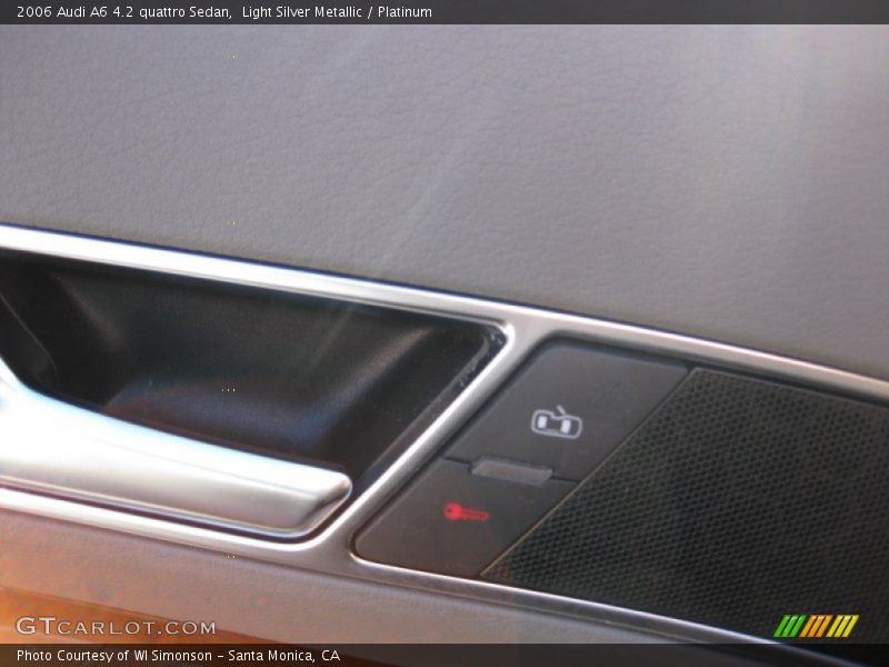Light Silver Metallic / Platinum 2006 Audi A6 4.2 quattro Sedan