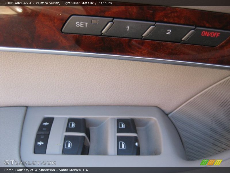 Light Silver Metallic / Platinum 2006 Audi A6 4.2 quattro Sedan