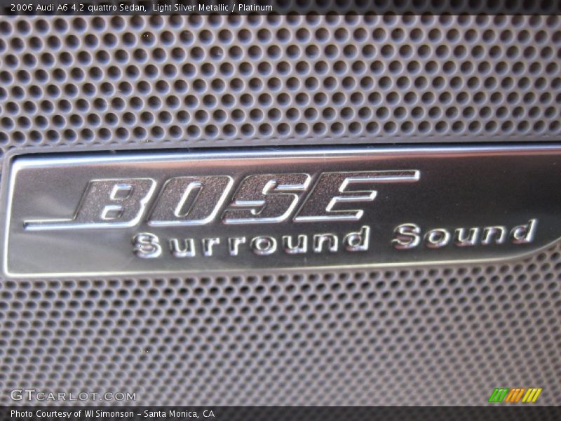 Light Silver Metallic / Platinum 2006 Audi A6 4.2 quattro Sedan