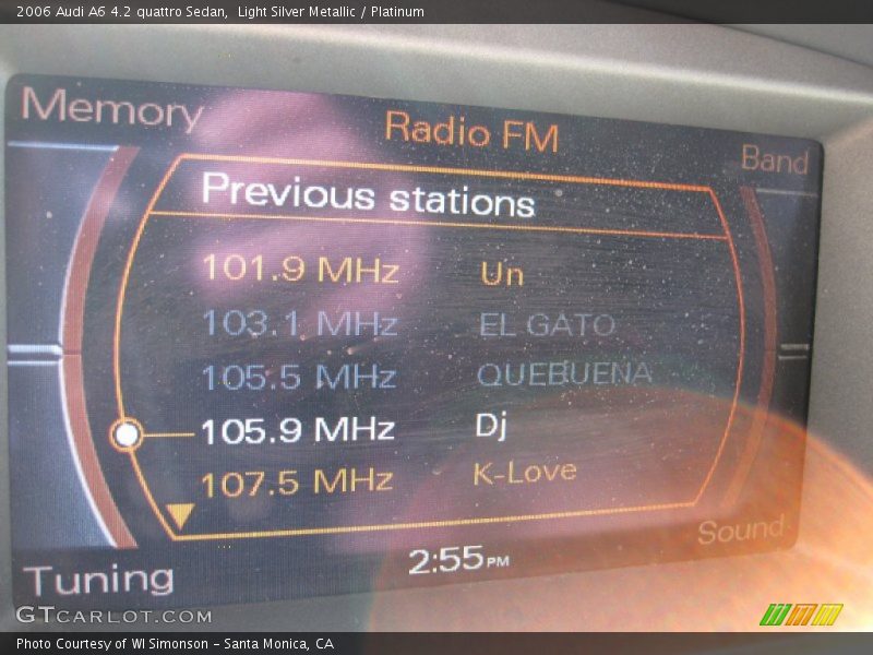 Light Silver Metallic / Platinum 2006 Audi A6 4.2 quattro Sedan