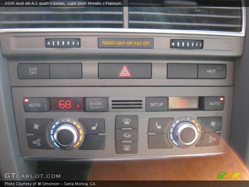 Light Silver Metallic / Platinum 2006 Audi A6 4.2 quattro Sedan