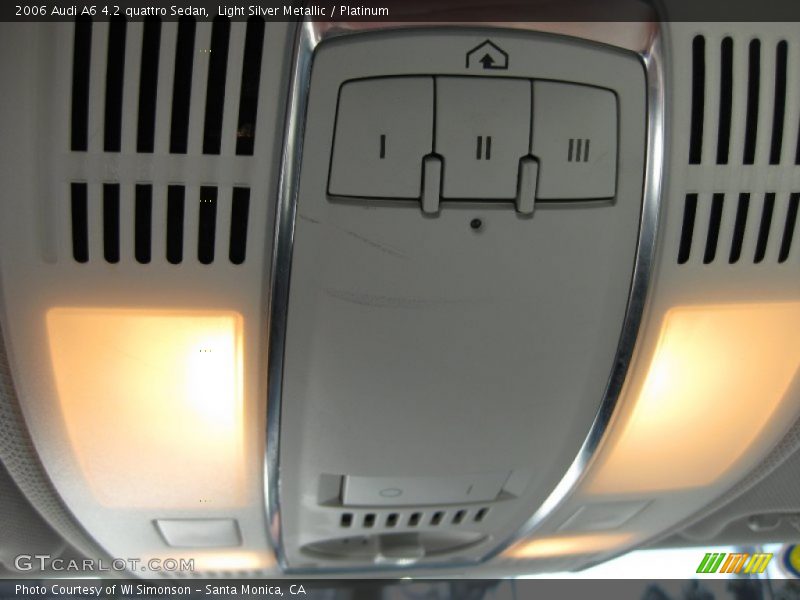 Light Silver Metallic / Platinum 2006 Audi A6 4.2 quattro Sedan