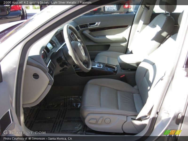 Light Silver Metallic / Platinum 2006 Audi A6 4.2 quattro Sedan