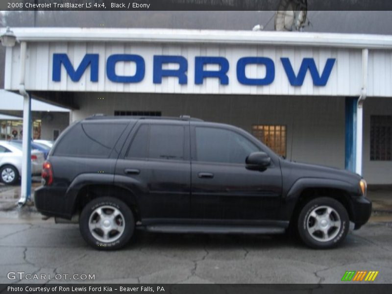 Black / Ebony 2008 Chevrolet TrailBlazer LS 4x4