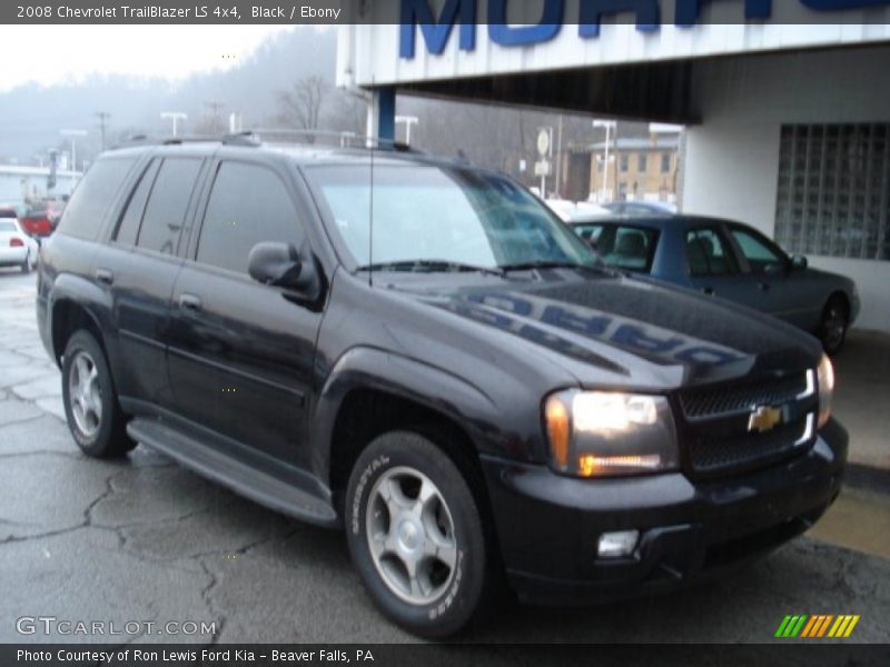 Black / Ebony 2008 Chevrolet TrailBlazer LS 4x4