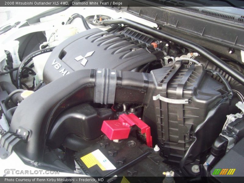  2008 Outlander XLS 4WD Engine - 3.0 Liter SOHC 24 Valve MIVEC V6