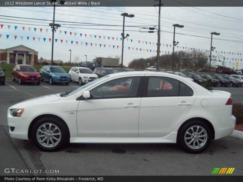  2012 Lancer SE AWD Wicked White