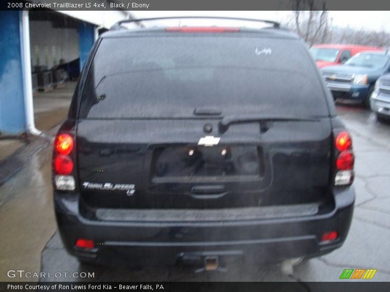 Black / Ebony 2008 Chevrolet TrailBlazer LS 4x4