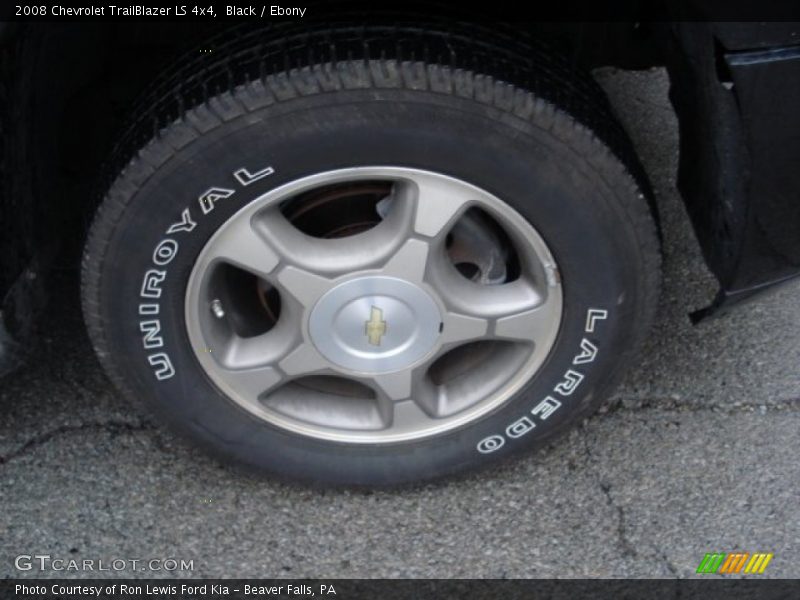 Black / Ebony 2008 Chevrolet TrailBlazer LS 4x4
