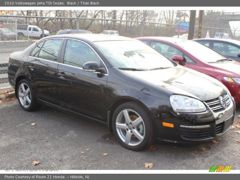Black / Titan Black 2010 Volkswagen Jetta TDI Sedan