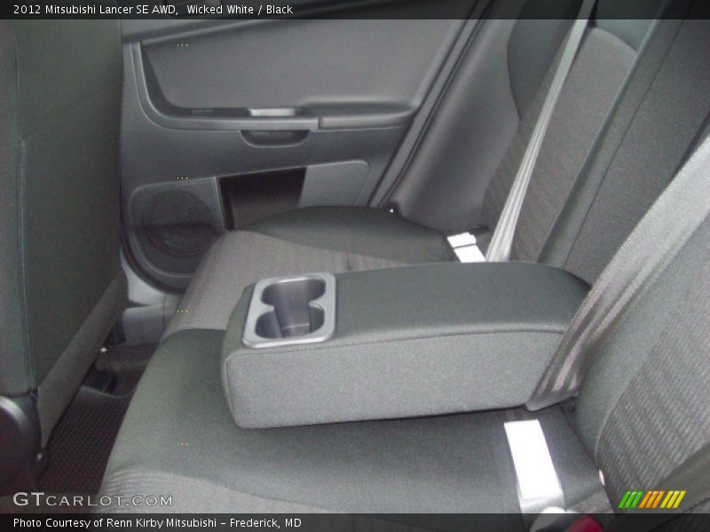 Wicked White / Black 2012 Mitsubishi Lancer SE AWD