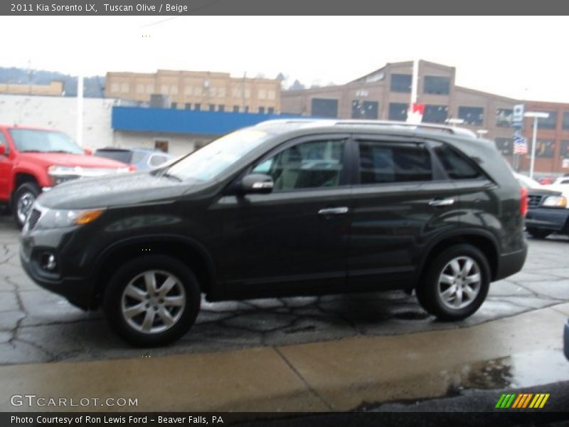 Tuscan Olive / Beige 2011 Kia Sorento LX