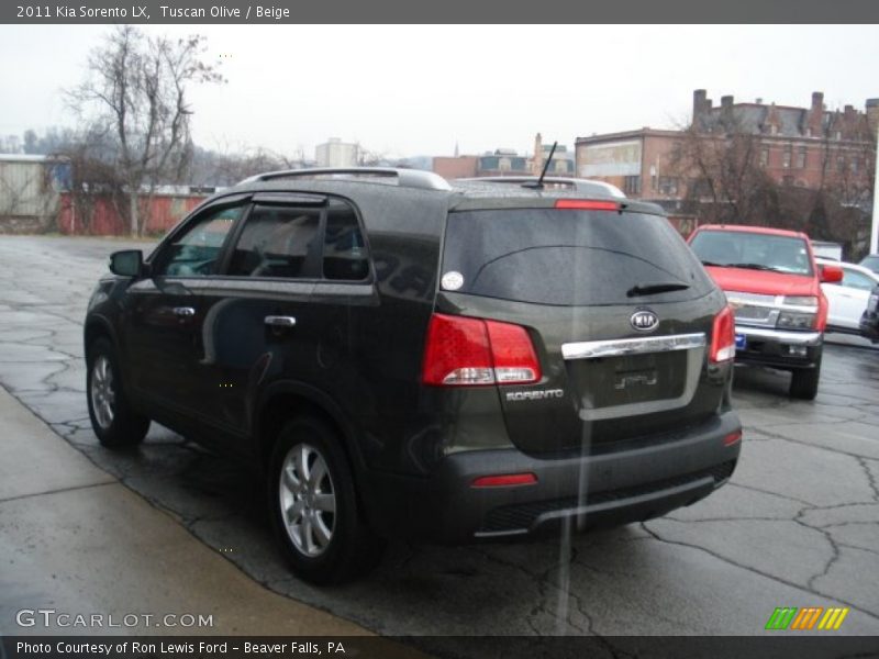 Tuscan Olive / Beige 2011 Kia Sorento LX