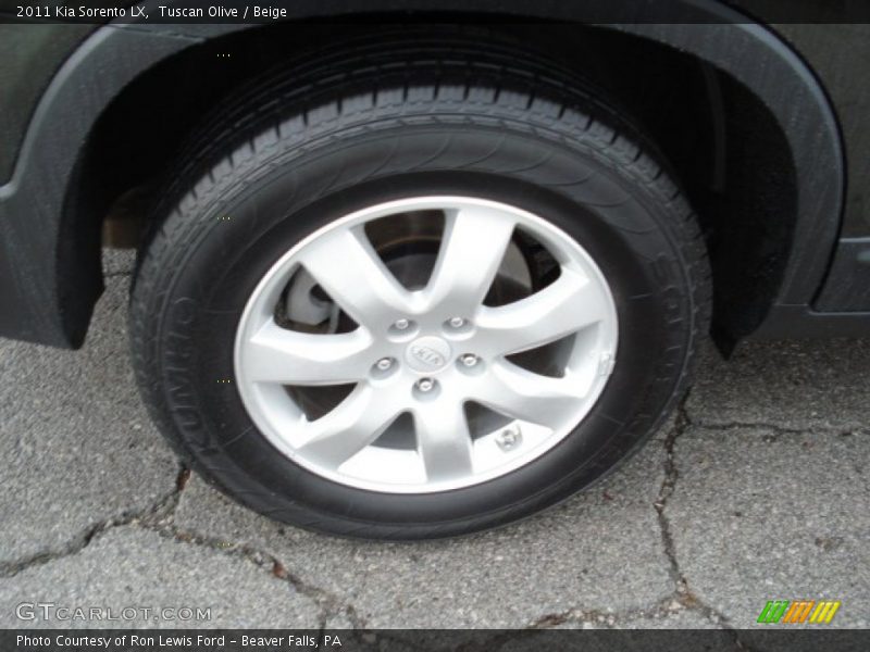 Tuscan Olive / Beige 2011 Kia Sorento LX