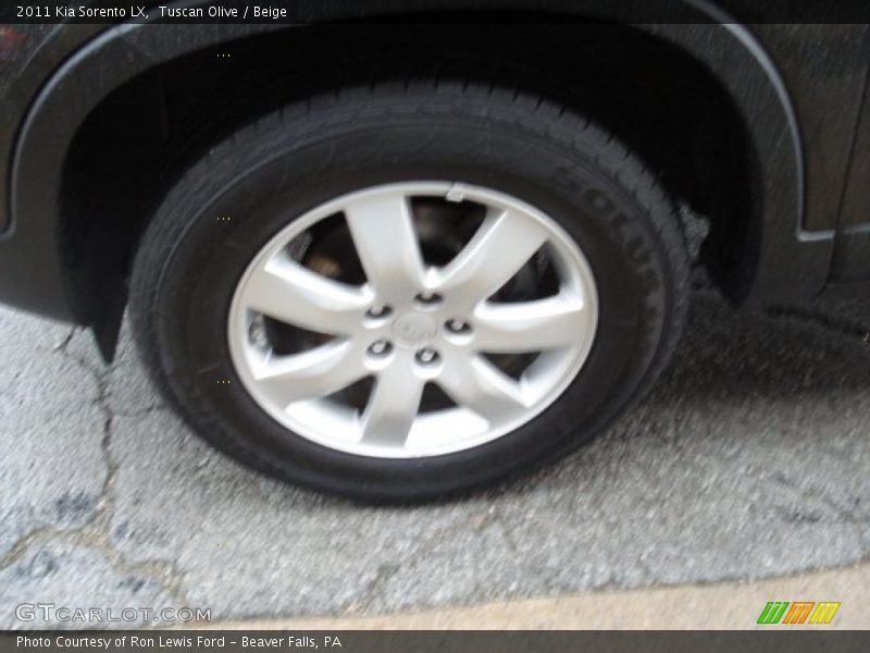 Tuscan Olive / Beige 2011 Kia Sorento LX