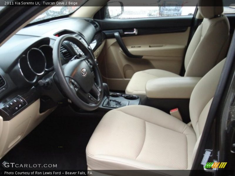 Tuscan Olive / Beige 2011 Kia Sorento LX