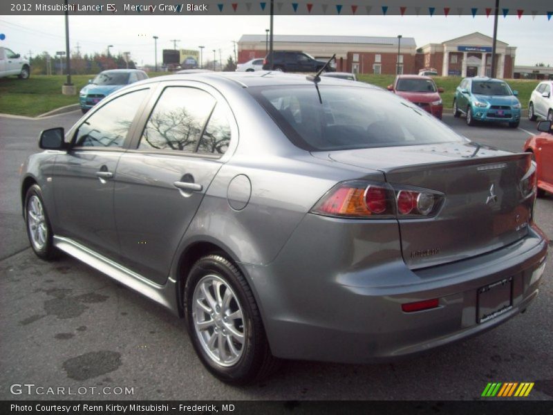 Mercury Gray / Black 2012 Mitsubishi Lancer ES