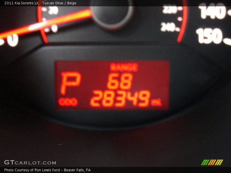 Tuscan Olive / Beige 2011 Kia Sorento LX
