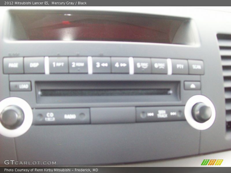 Mercury Gray / Black 2012 Mitsubishi Lancer ES