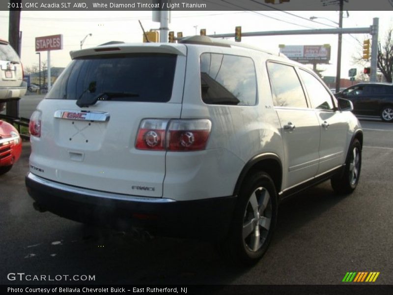White Diamond Tintcoat / Light Titanium 2011 GMC Acadia SLT AWD