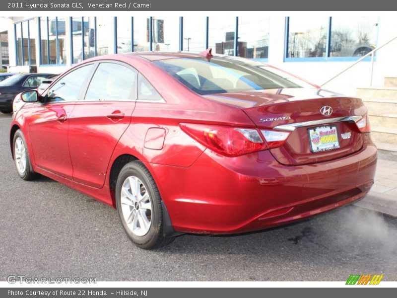 Venetian Red / Camel 2011 Hyundai Sonata GLS