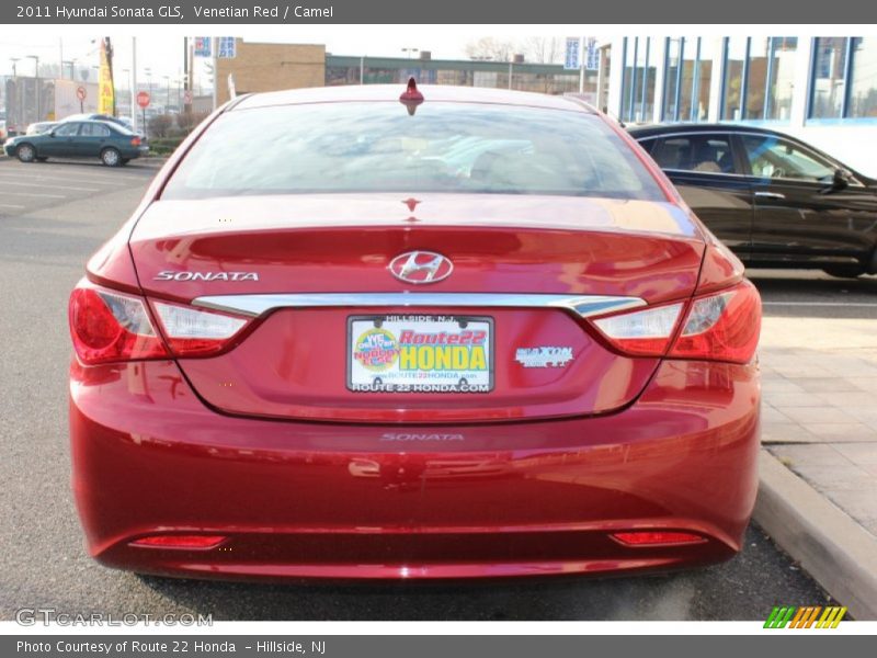 Venetian Red / Camel 2011 Hyundai Sonata GLS