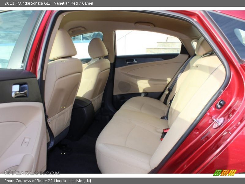 Venetian Red / Camel 2011 Hyundai Sonata GLS