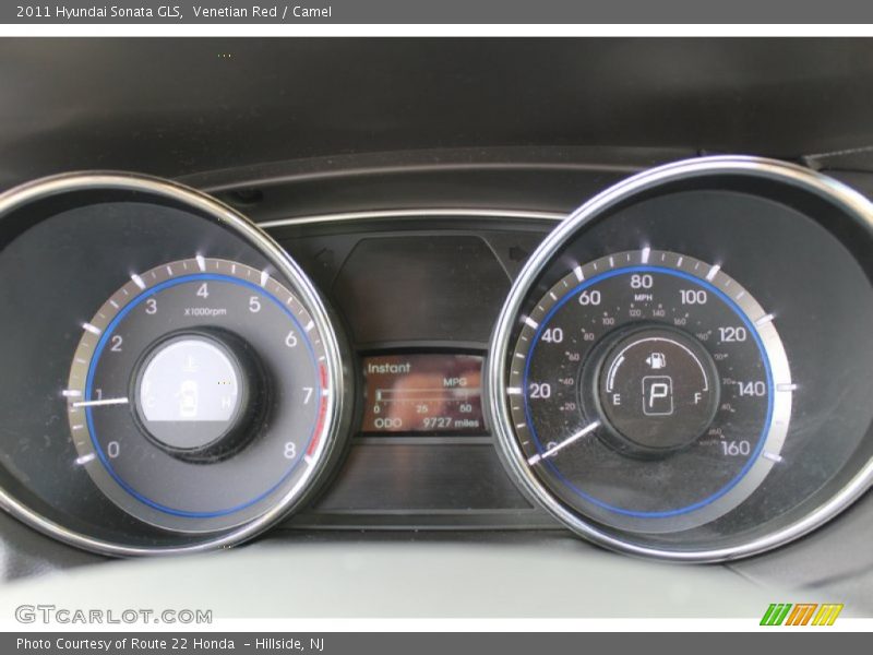 Venetian Red / Camel 2011 Hyundai Sonata GLS