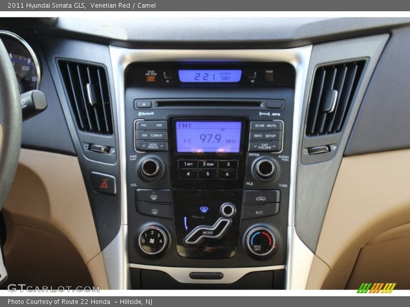 Venetian Red / Camel 2011 Hyundai Sonata GLS