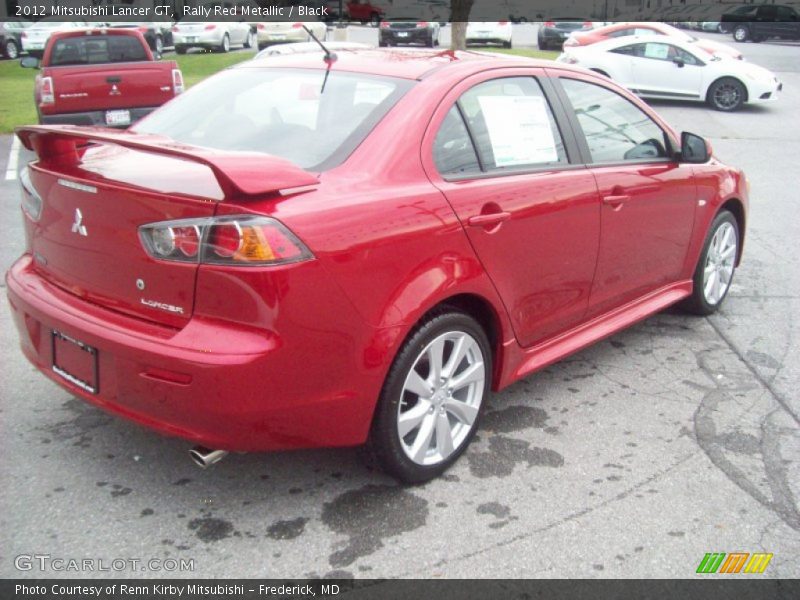 Rally Red Metallic / Black 2012 Mitsubishi Lancer GT