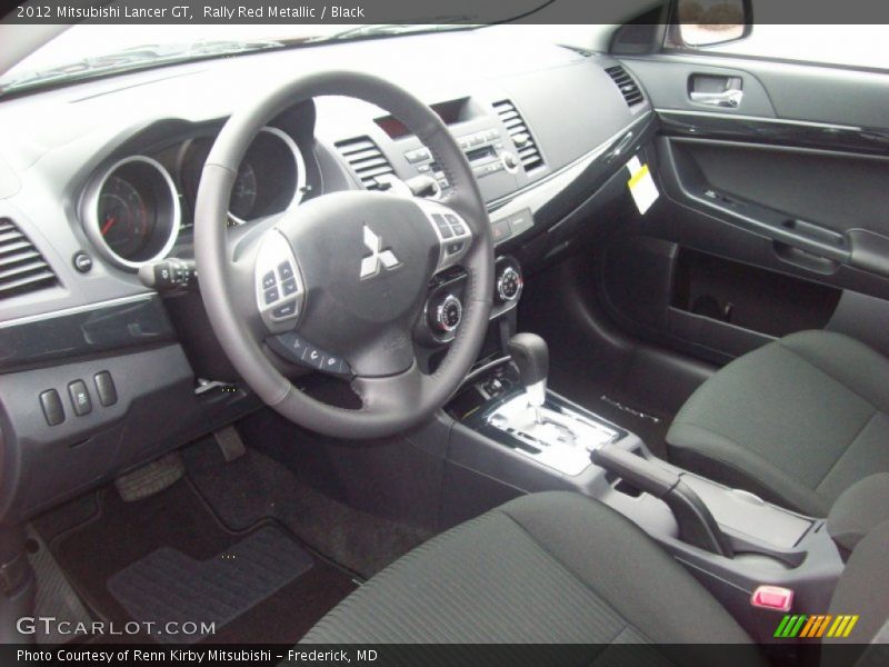  2012 Lancer GT Black Interior
