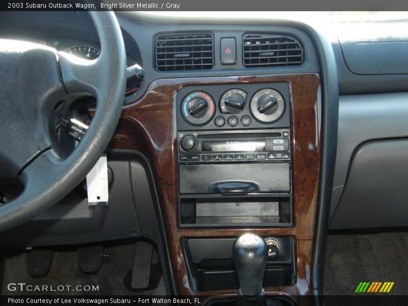 Bright Silver Metallic / Gray 2003 Subaru Outback Wagon